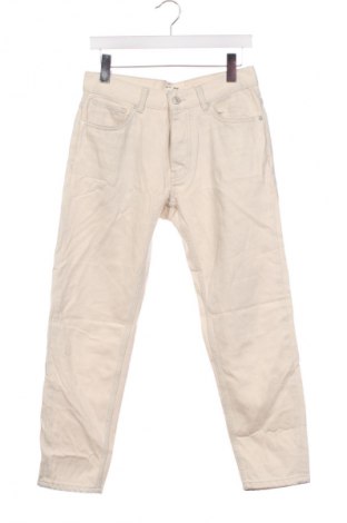 Pantaloni de bărbați Pull&Bear, Mărime M, Culoare Ecru, Preț 127,99 Lei