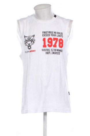 Ανδρικό αμάνικο  Plein Sport, Μέγεθος L, Χρώμα Λευκό, Τιμή 19,99 €