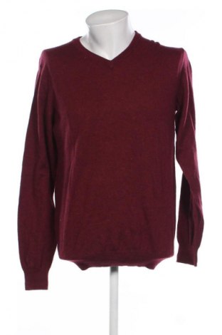 Herrenpullover John Cabot, Größe M, Farbe Rot, Preis € 8,99