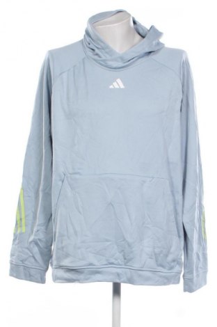 Herren Sweatshirt Adidas, Größe XXL, Farbe Blau, Preis 37,99 €
