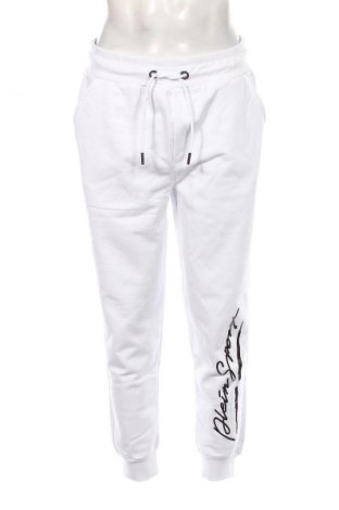 Męskie spodnie sportowe Plein Sport, Rozmiar XL, Kolor Biały, Cena 156,99 zł