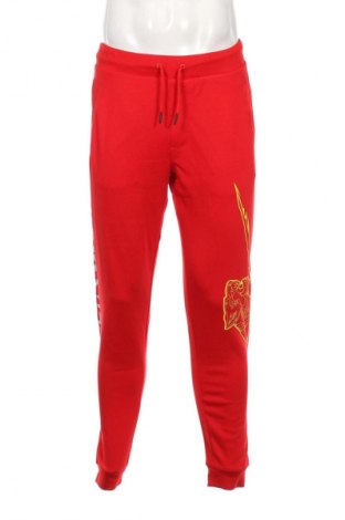 Pantaloni trening de bărbați Plein Sport, Mărime M, Culoare Roșu, Preț 292,99 Lei