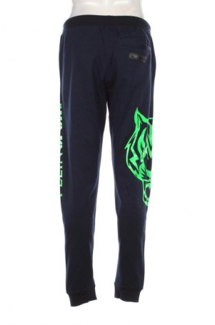 Pantaloni trening de bărbați Plein Sport, Mărime L, Culoare Albastru, Preț 217,99 Lei