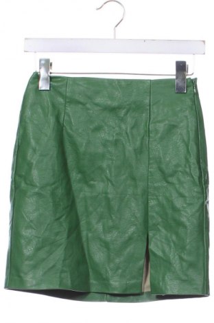 Fustă Stradivarius, Mărime XS, Culoare Verde, Preț 31,99 Lei