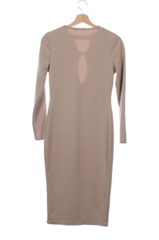 Kleid Boohoo, Größe XS, Farbe Beige, Preis 20,99 €