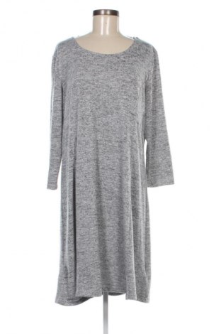 Kleid Jean Pascale, Größe L, Farbe Grau, Preis € 20,99