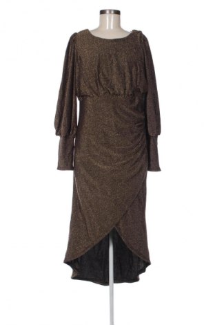 Kleid SHEIN, Größe XL, Farbe Golden, Preis 23,46 €