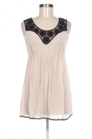 Kleid Topshop, Größe M, Farbe Beige, Preis 23,99 €