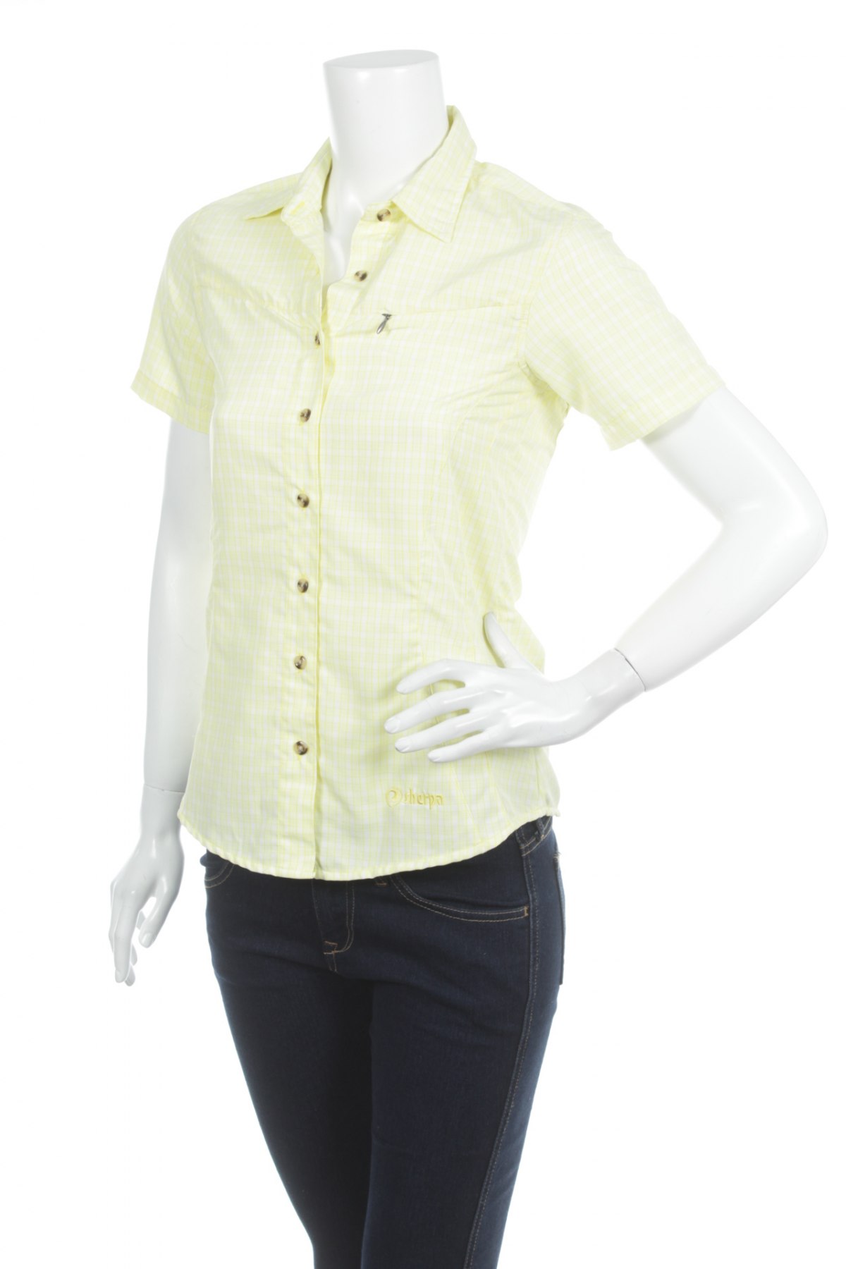 Γυναικείο πουκάμισο Sherpa, Μέγεθος XS, Χρώμα Κίτρινο, Τιμή 16,08 €