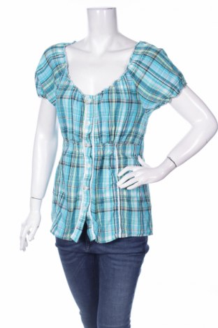 Γυναικείο πουκάμισο Cheer, Μέγεθος M, Χρώμα Μπλέ, Τιμή 11,13 €