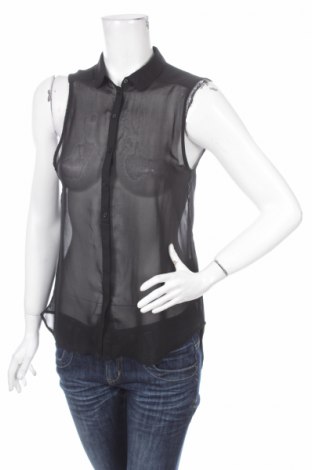 Γυναικείο πουκάμισο H&M, Μέγεθος S, Χρώμα Μαύρο, Τιμή 9,28 €