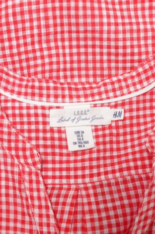 Γυναικείο πουκάμισο H&M L.o.g.g, Μέγεθος M, Χρώμα Κόκκινο, Τιμή 9,90 €