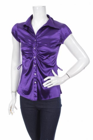 Γυναικείο πουκάμισο Lipsy London, Μέγεθος XS, Χρώμα Βιολετί, Τιμή 12,37 €