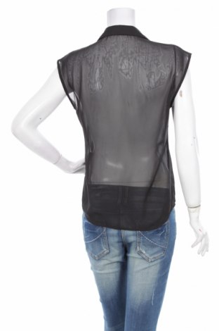 Γυναικείο πουκάμισο Pieces, Μέγεθος L, Χρώμα Μαύρο, Τιμή 9,90 €