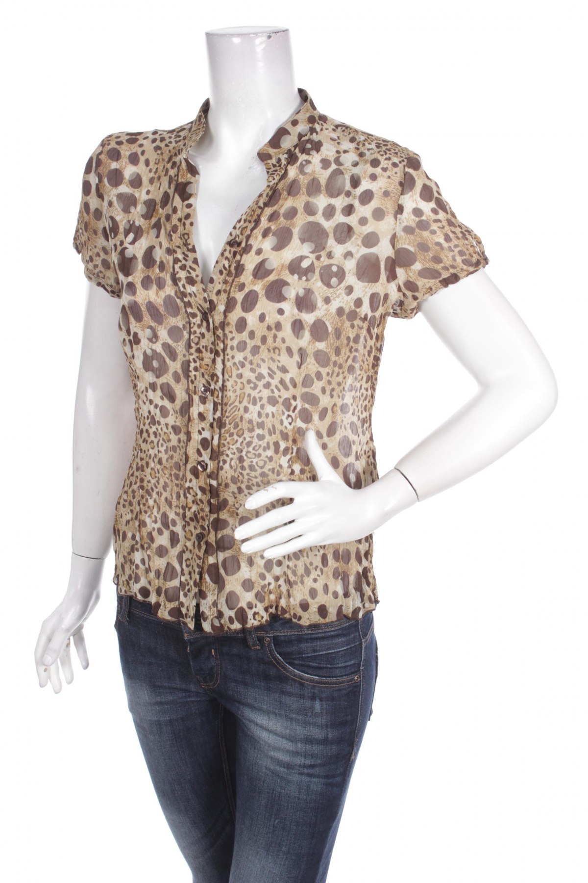 Γυναικείο πουκάμισο, Μέγεθος M, Χρώμα Καφέ, Τιμή 9,90 €