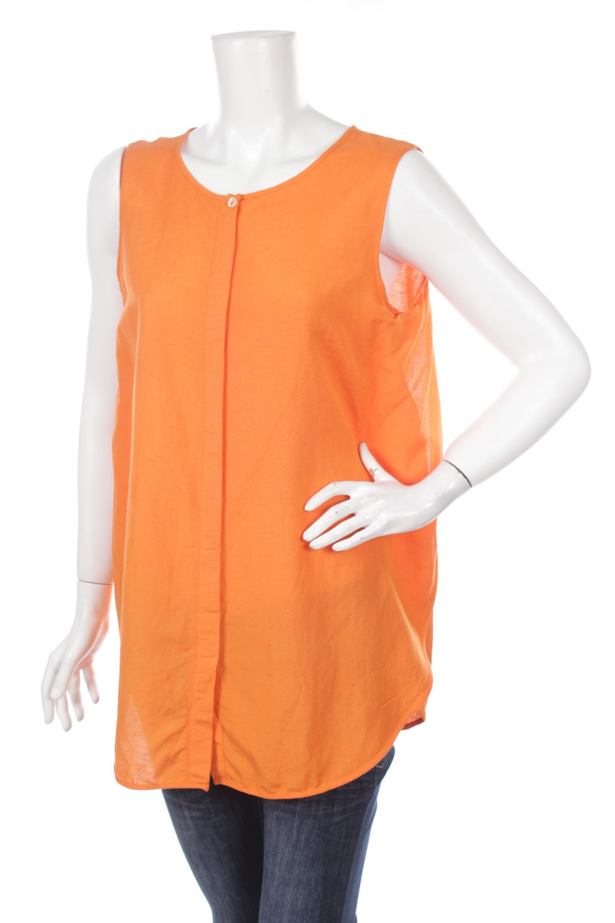 Γυναικείο πουκάμισο, Μέγεθος XL, Χρώμα Πορτοκαλί, Τιμή 10,52 €