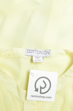 Γυναικείο πουκάμισο Cotton On, Μέγεθος L, Χρώμα Κίτρινο, Τιμή 9,90 €