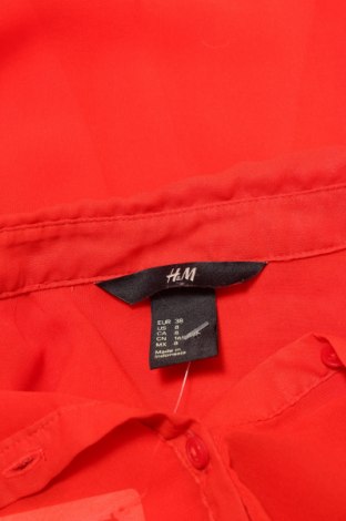 Γυναικείο πουκάμισο H&M, Μέγεθος M, Χρώμα Κόκκινο, Τιμή 11,13 €