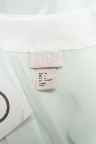 Γυναικείο πουκάμισο H&M, Μέγεθος S, Χρώμα Πράσινο, Τιμή 13,61 €