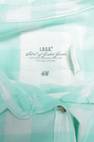 Γυναικείο πουκάμισο H&M, Μέγεθος M, Χρώμα Πράσινο, Τιμή 9,90 €