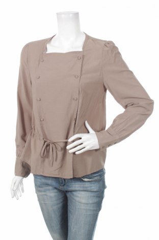 Γυναικείο πουκάμισο Sisters, Μέγεθος L, Χρώμα  Μπέζ, Τιμή 14,23 €