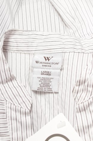 Γυναικείο πουκάμισο Worthington, Μέγεθος L, Χρώμα Λευκό, Τιμή 12,99 €