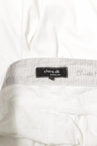 Дамски панталон Claire, Размер XS, Цвят Бял, Цена 21,00 лв.