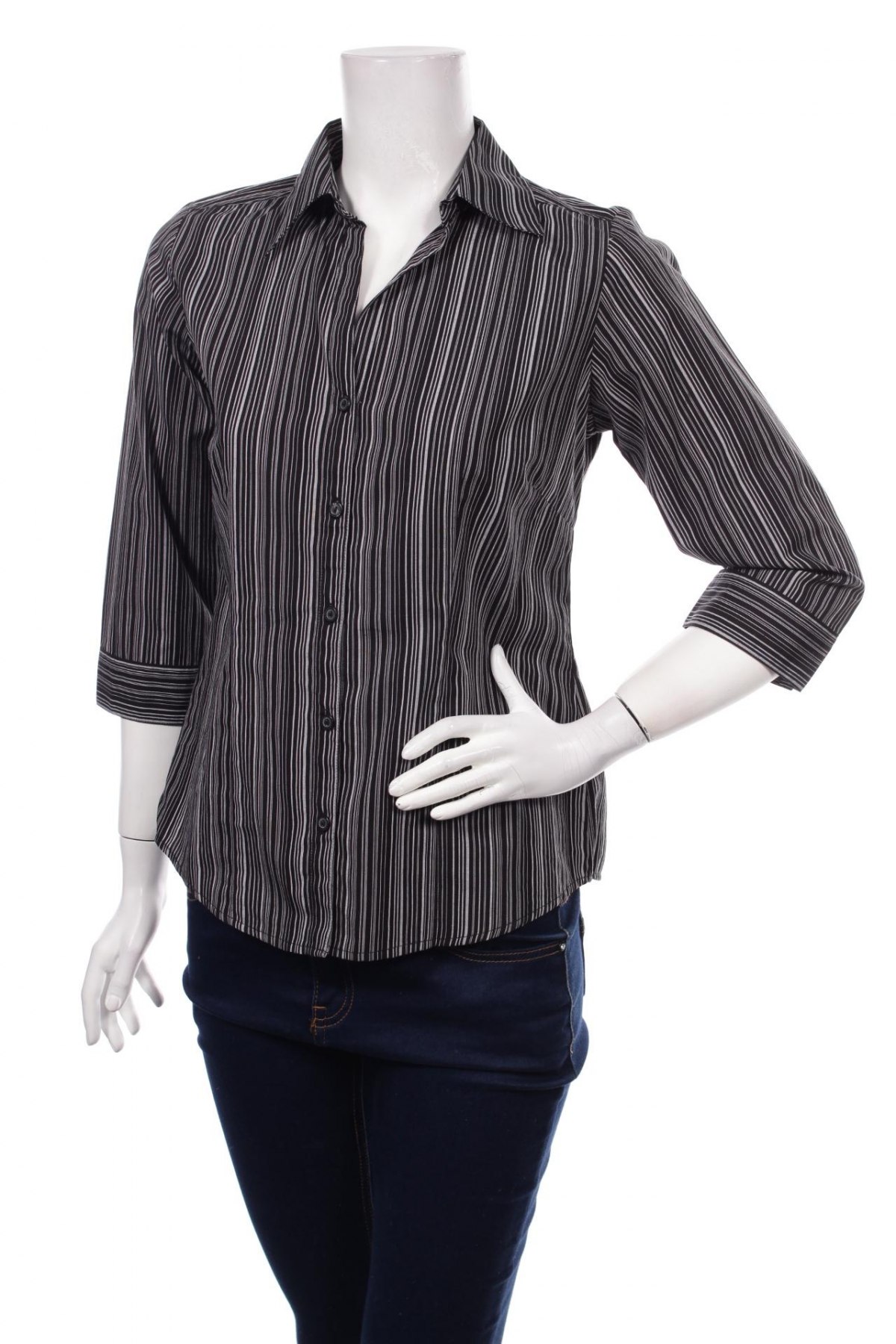 Γυναικείο πουκάμισο Biaggini, Μέγεθος S, Χρώμα Μαύρο, Τιμή 14,23 €