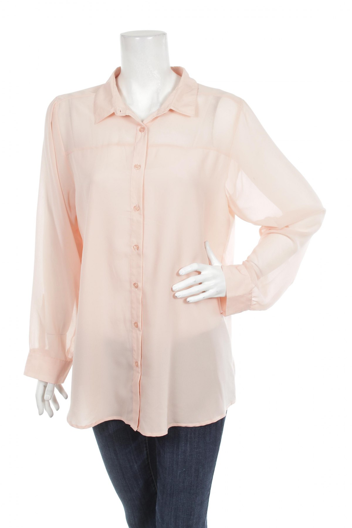 Γυναικείο πουκάμισο Bik Bok, Μέγεθος L, Χρώμα Πορτοκαλί, Τιμή 14,23 €