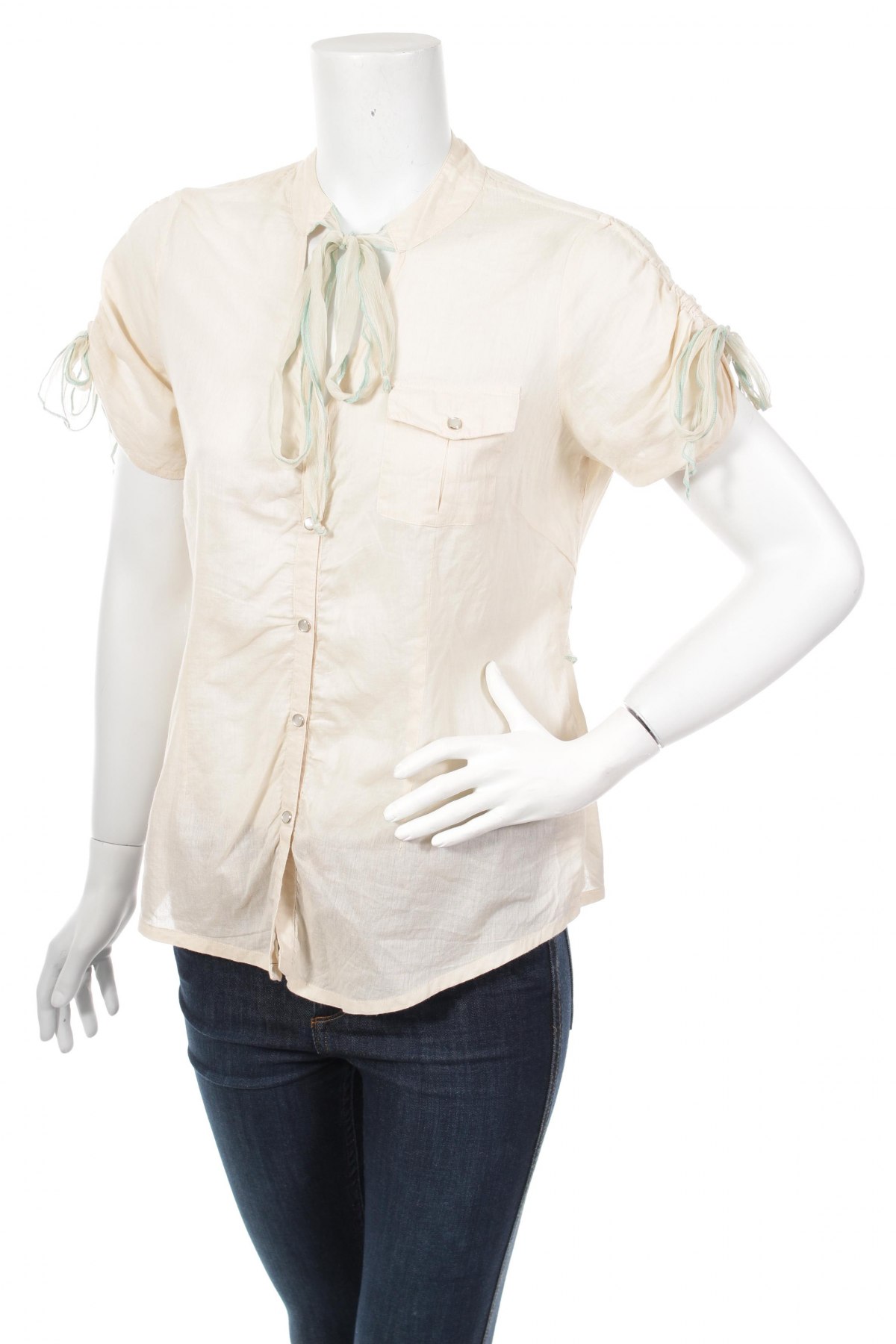 Γυναικείο πουκάμισο Didi, Μέγεθος M, Χρώμα  Μπέζ, Τιμή 13,92 €