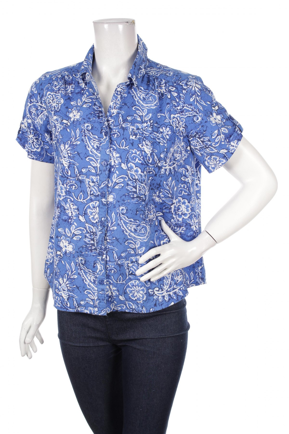 Γυναικείο πουκάμισο Erika, Μέγεθος M, Χρώμα Μπλέ, Τιμή 9,28 €