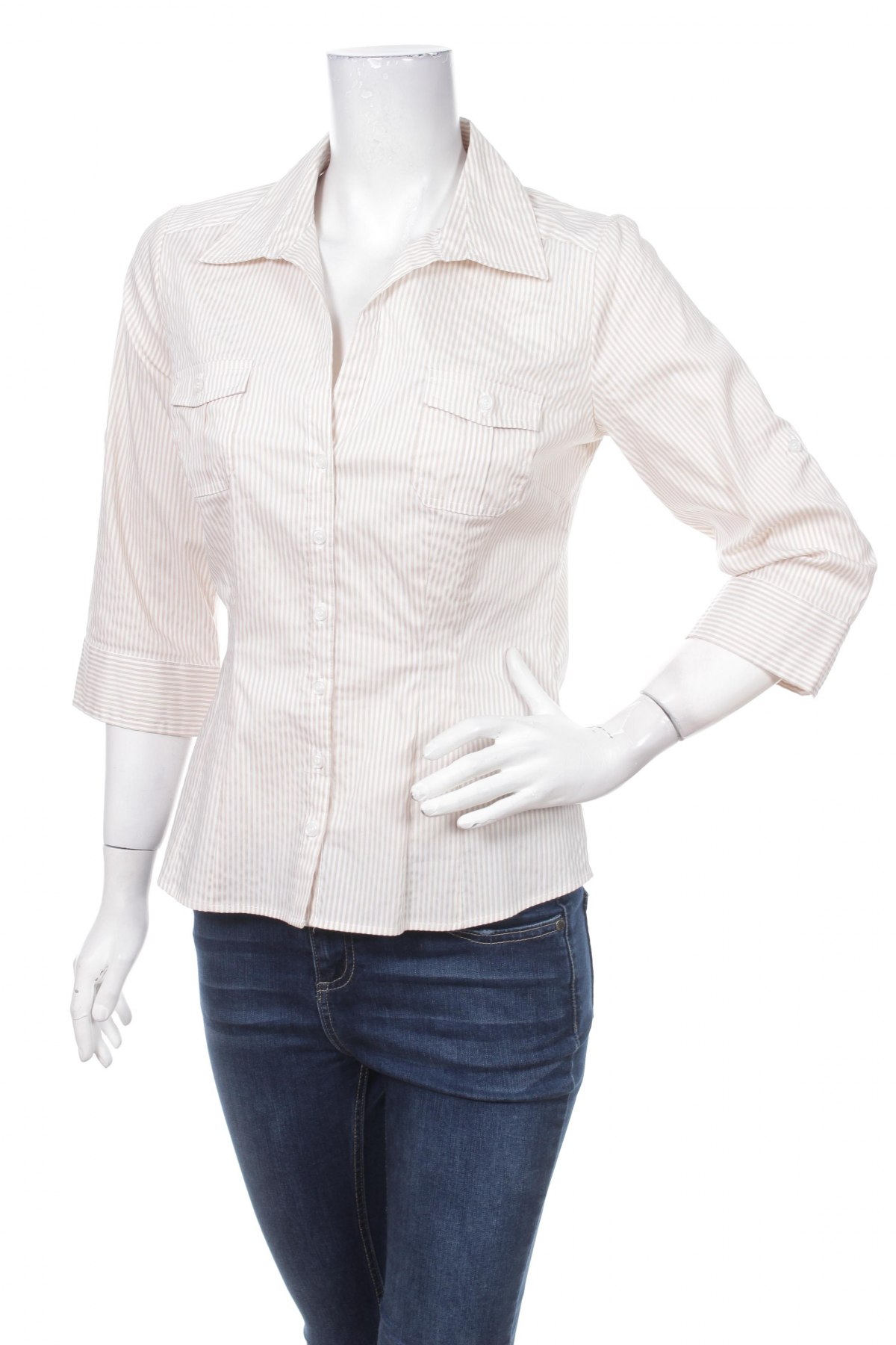 Γυναικείο πουκάμισο H&M, Μέγεθος M, Χρώμα Λευκό, Τιμή 19,18 €
