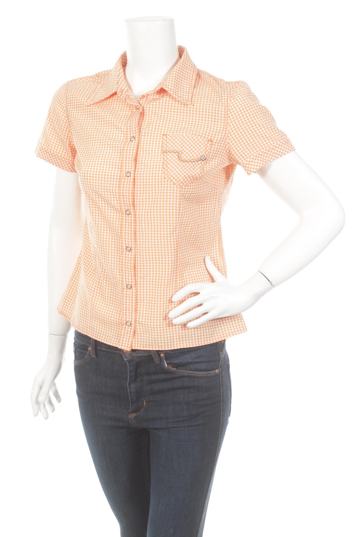 Γυναικείο πουκάμισο Opus, Μέγεθος M, Χρώμα Πορτοκαλί, Τιμή 17,01 €