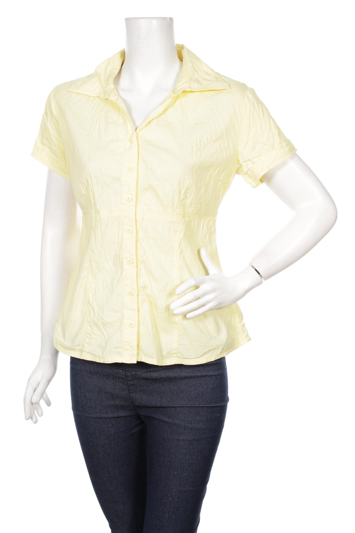 Γυναικείο πουκάμισο S.Oliver, Μέγεθος M, Χρώμα Κίτρινο, Τιμή 9,28 €