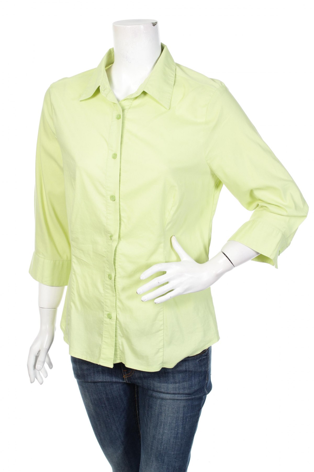 Γυναικείο πουκάμισο She, Μέγεθος L, Χρώμα Πράσινο, Τιμή 14,23 €