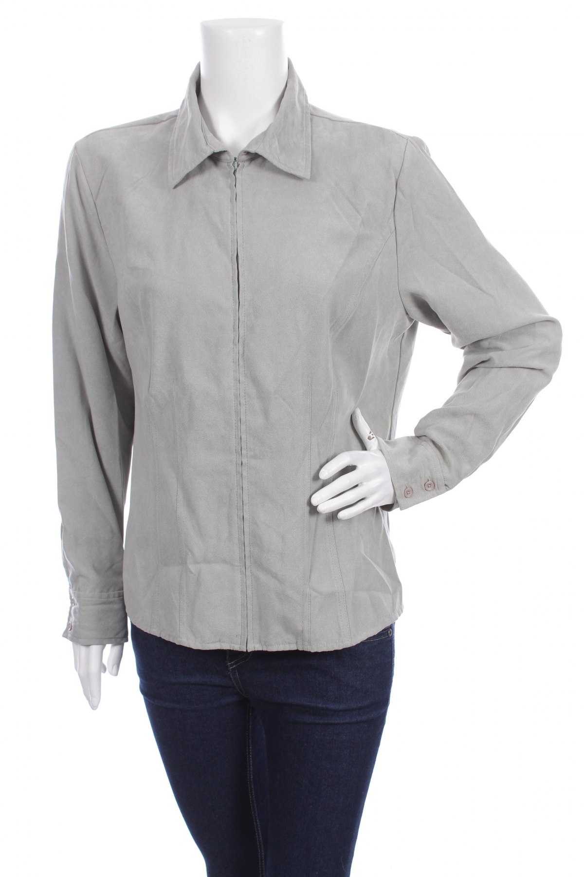Γυναικείο πουκάμισο Sonoma, Μέγεθος L, Χρώμα Γκρί, Τιμή 18,56 €