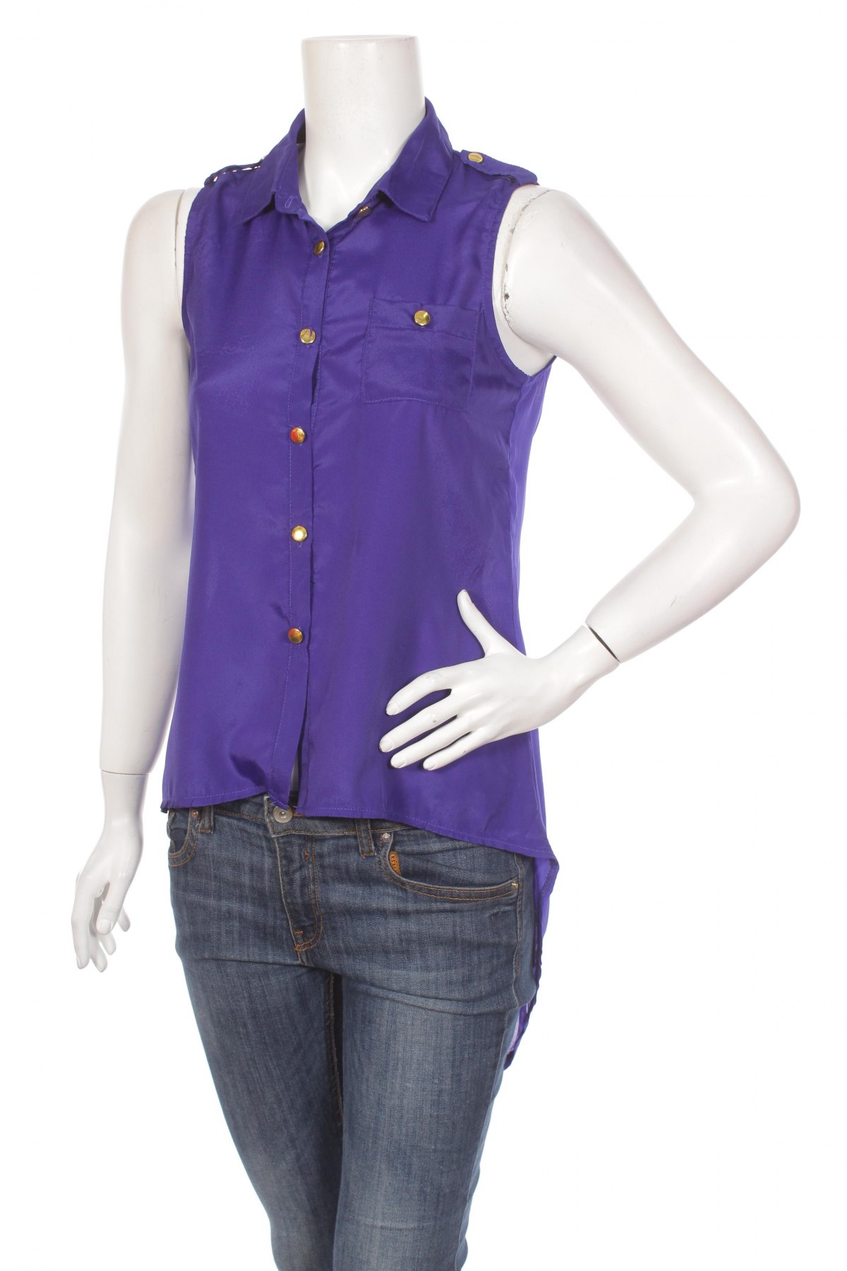 Γυναικείο πουκάμισο Valley Girl, Μέγεθος S, Χρώμα Βιολετί, Τιμή 9,90 €