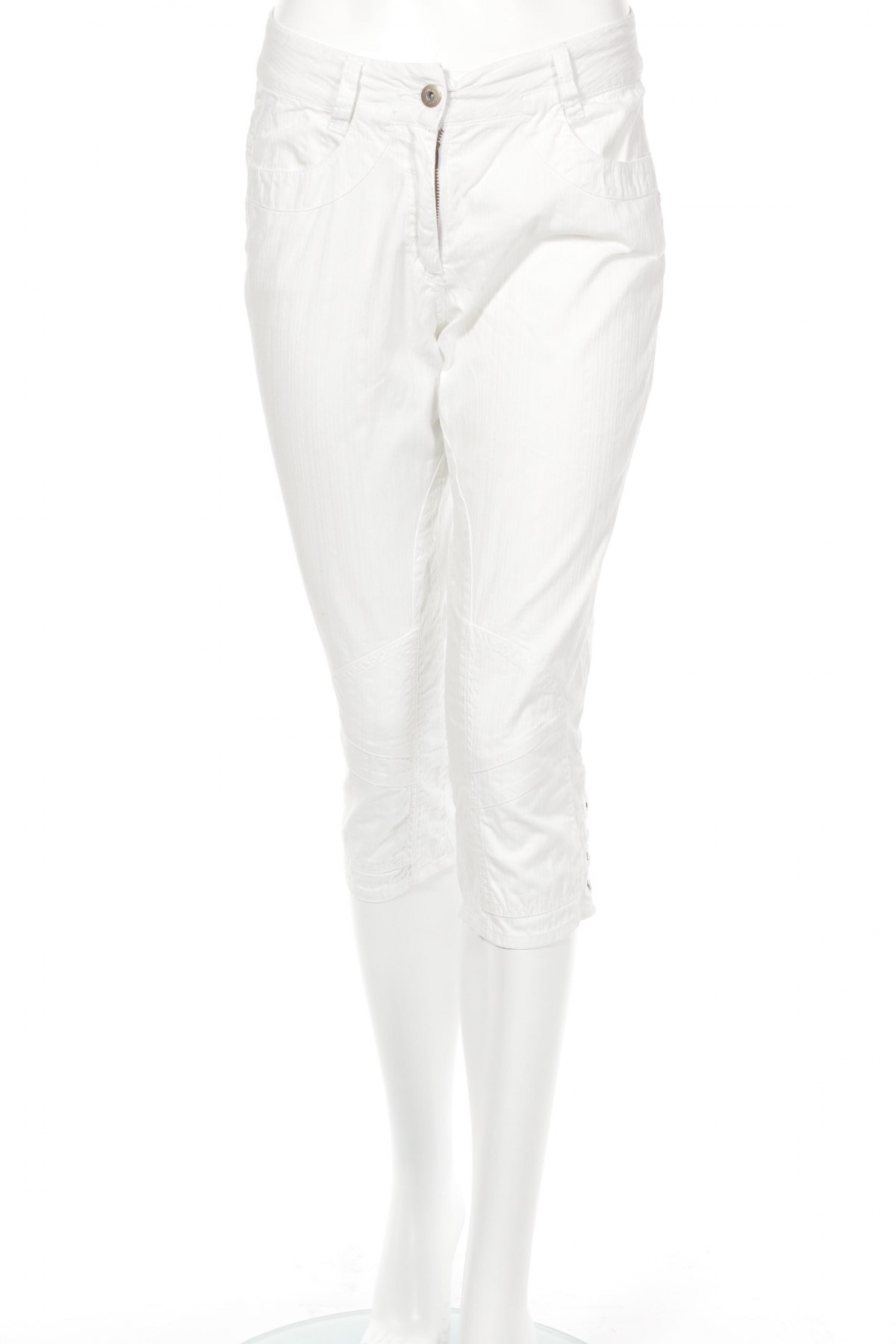 Дамски панталон Claire, Размер XS, Цвят Бял, Цена 21,00 лв.