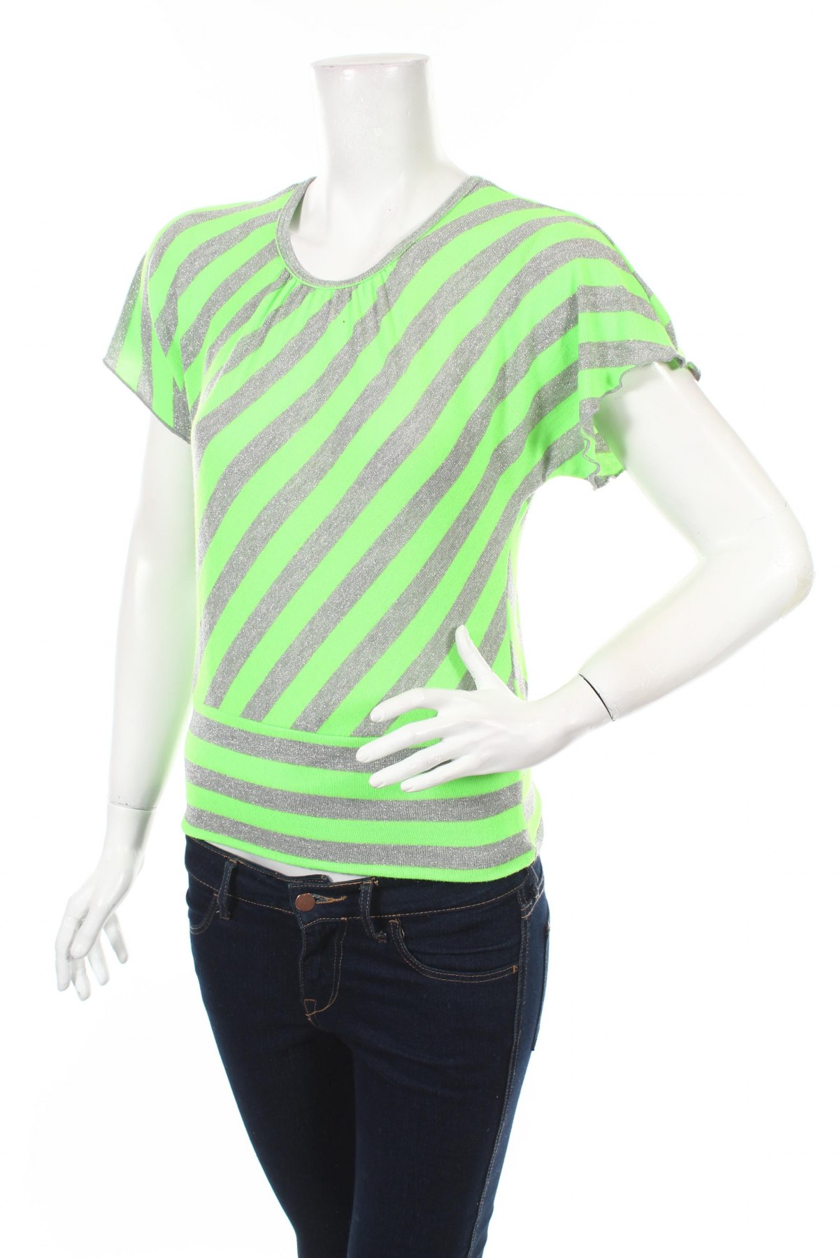 Дамска блуза Amy Byer, Размер L, Цвят Зелен, Цена 21,00 лв.