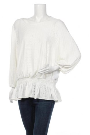 Дамска блуза Adrianna Papell, Размер XL, Цвят Бял, 95% полиестер, 5% еластан, Цена 29,80 лв.