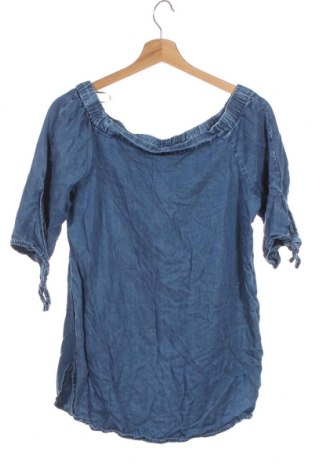 Дамска блуза Aqua, Размер XS, Цвят Син, Тенсел, Цена 6,50 лв.