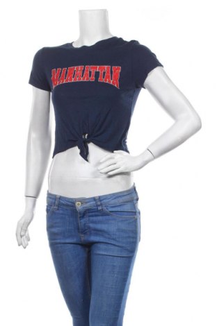 Γυναικεία μπλούζα H&M Divided, Μέγεθος S, Χρώμα Μπλέ, Βισκόζη, Τιμή 4,22 €