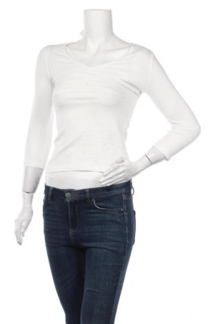 Дамска блуза Jennyfer, Размер XS, Цвят Бял, 79% памук, 19% полиестер, 2% еластан, Цена 13,00 лв.