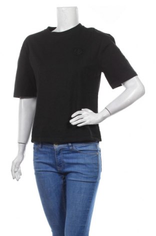 Дамска блуза McQ Alexander McQueen, Размер S, Цвят Черен, Памук, Цена 84,75 лв.