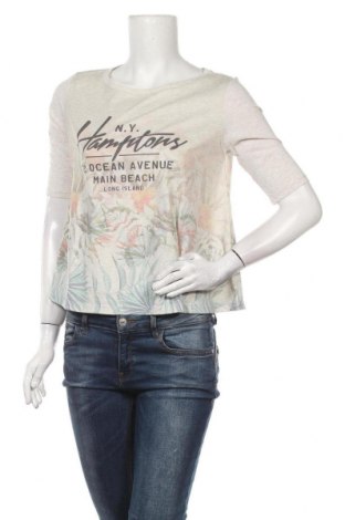 Damen Shirt United Colors Of Benetton, Größe M, Farbe Grau, 64% Polyester, 36% Baumwolle, Preis 25,85 €