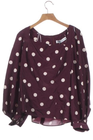 Дамска блуза Zara, Размер S, Цвят Лилав, Полиестер, Цена 14,70 лв.