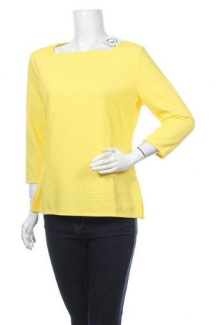 Дамска блуза Zero, Размер L, Цвят Жълт, 52% памук, 45% полиестер, 3% еластан, Цена 36,40 лв.