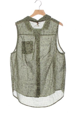 Γυναικείο πουκάμισο H&M Divided, Μέγεθος XS, Χρώμα Πράσινο, Βαμβάκι, Τιμή 8,91 €