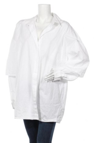 Дамска риза NU-IN, Размер L, Цвят Бял, 100% памук, Цена 40,50 лв.