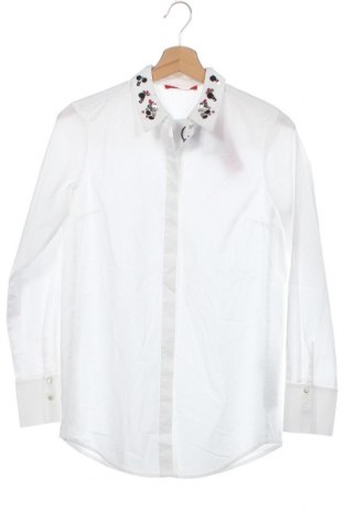 Дамска риза S.Oliver, Размер XS, Цвят Бял, 97% памук, 3% еластан, Цена 62,30 лв.